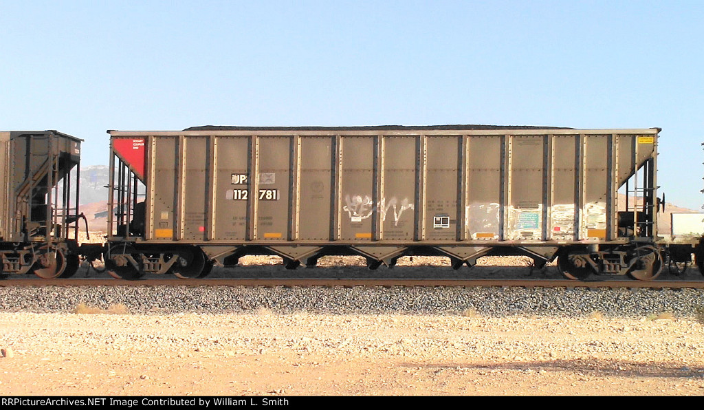 WB Loaded Coal Hooper Frt at Erie NV W-Pshr -18